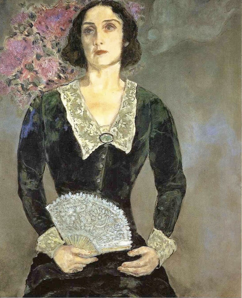 Bella à l'éventail