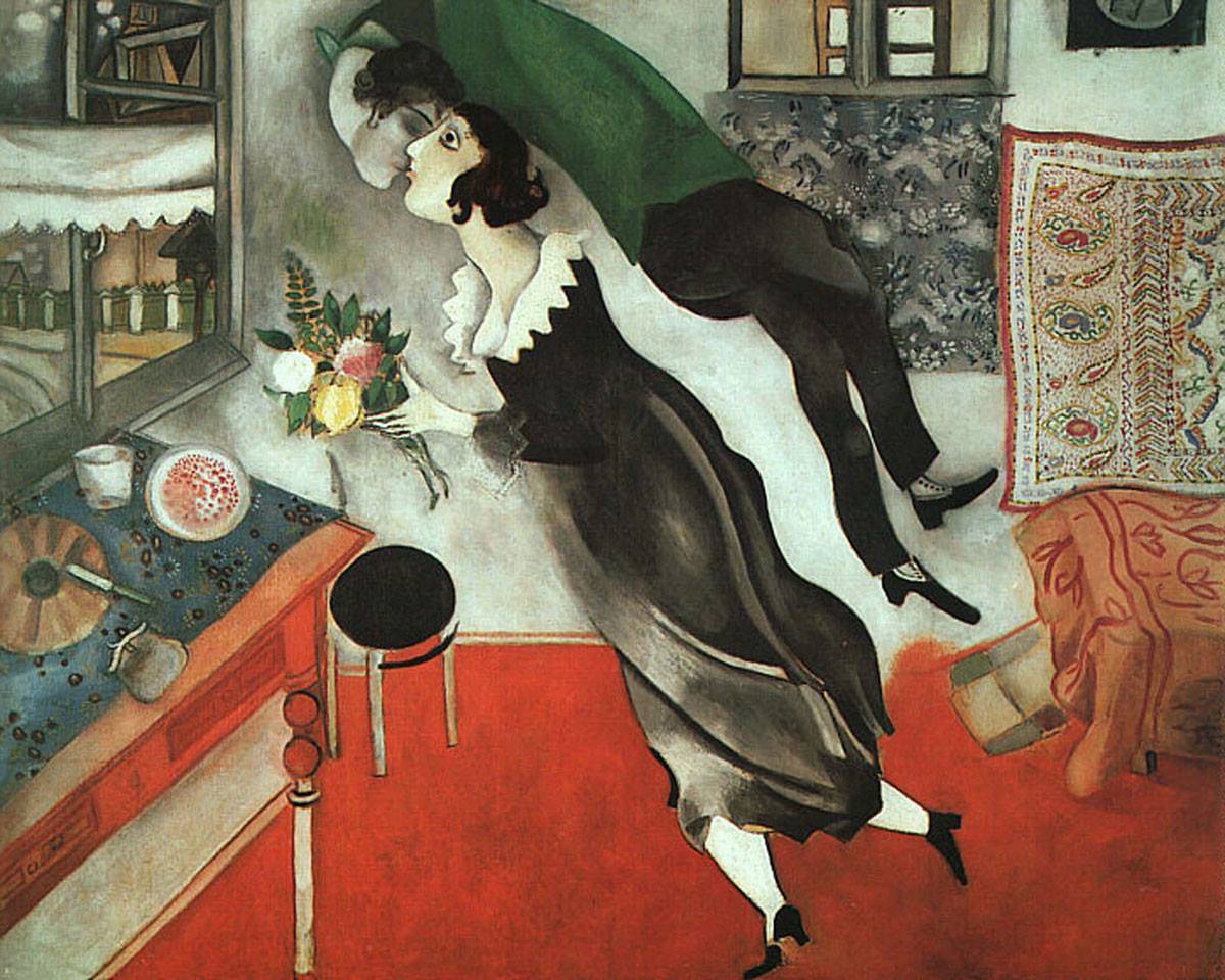 Tableau Bella et Chagall