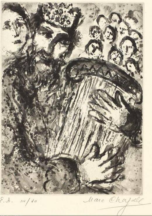 Le roi David - Chagall