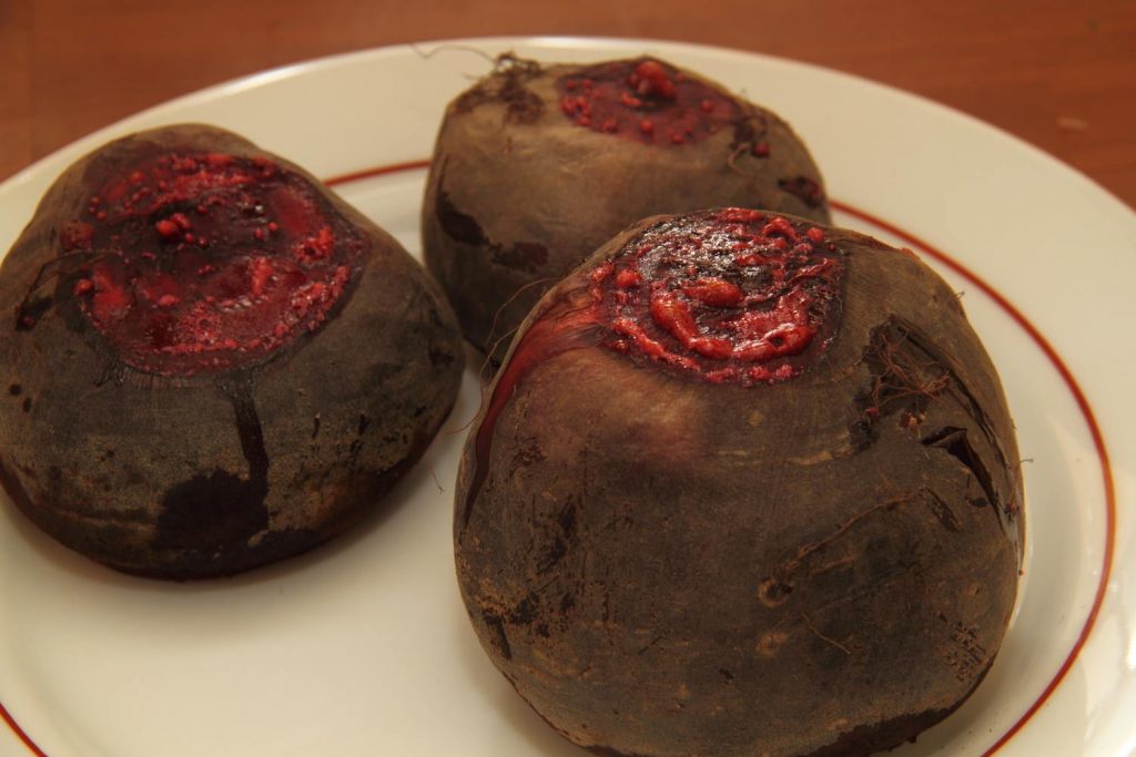 Betteraves cuites au four et Tzatziki