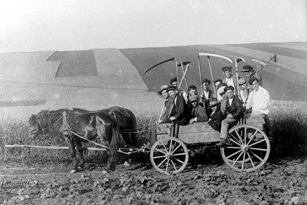 membres d'une colonie agricole juive de Russie soviétique