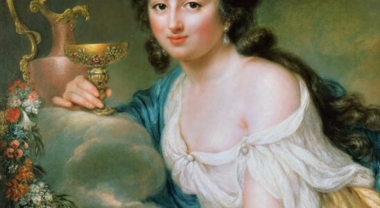 Portrait d'Henriette Herz, née De Lemos, en Hébé · Anna Dorothea Therbusch