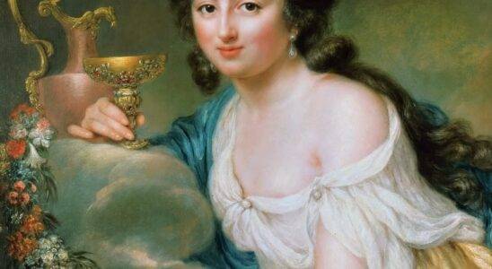 Portrait d'Henriette Herz, née De Lemos, en Hébé · Anna Dorothea Therbusch