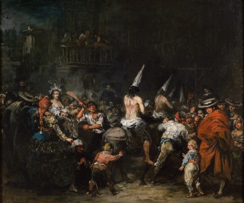Illustration: Condamnés par l'Inquisition - Eugenio Lucas Velasquez (1862) - Musée du Prado