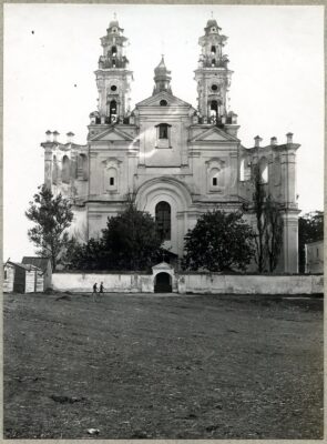 la cathédrale de Pinsk en 1921