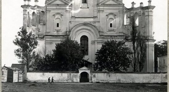 la cathédrale de Pinsk en 1921